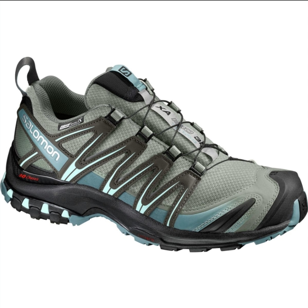 Salomon XA Pro‎ 3D Women's Trail Running Shoe, Size 10, Teal And Brown, Training
